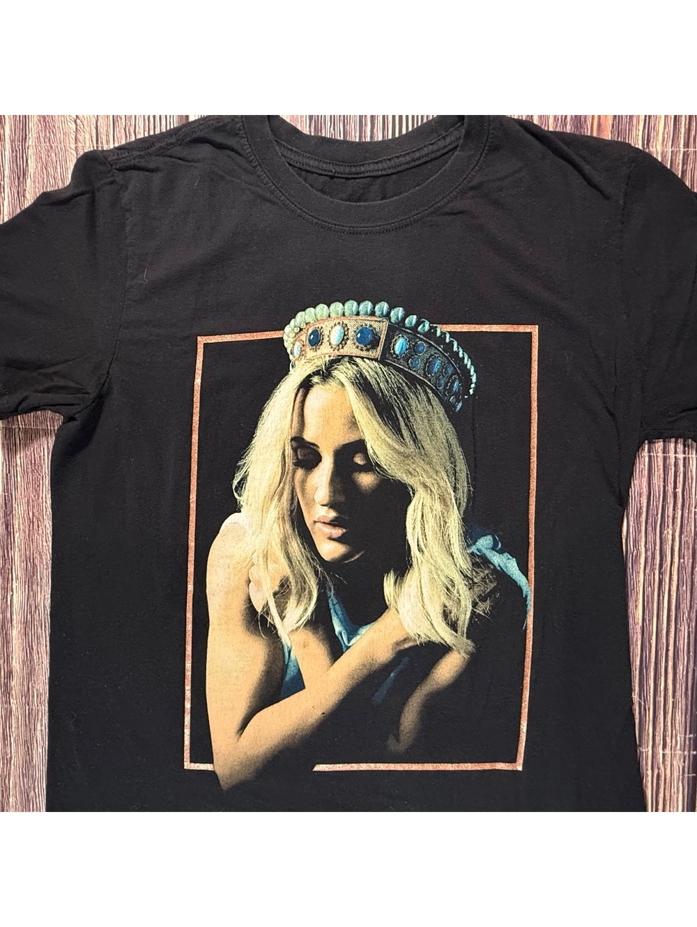 Ellie Goulding Delirium World Tour 2016 Europe Dates Concert Tee Black Sz M